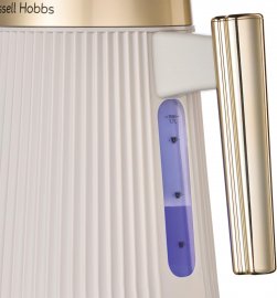 Fierbator Russell Hobbs Bronte Stone 26751, Capacitate 1,7L, Putere 3000W, Design Piatra cu Accente Aurii