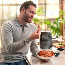 Friteuza cu aer cald Russell Hobbs 26500-56, 1100 w, 1.8 L, Negru