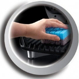 Gratar electric George Foreman Entertaining Grill 23440, 2400 W, Invelis antiaderent, Incalzire rapida, Negru, 10 portii