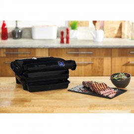 Gratar electric OptiGrill Elite GC750830, 2000 W, 12 programe, functie Searing Boost, 600 cm2 suprafata de gatire, negru