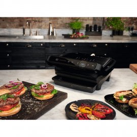 Gratar electric OptiGrill Elite GC750830, 2000 W, 12 programe, functie Searing Boost, 600 cm2 suprafata de gatire, negru