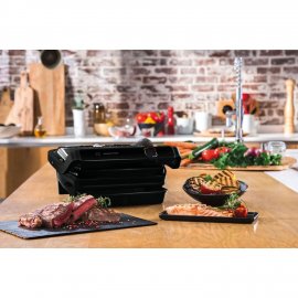 Gratar electric OptiGrill Elite GC750830, 2000 W, 12 programe, functie Searing Boost, 600 cm2 suprafata de gatire, negru