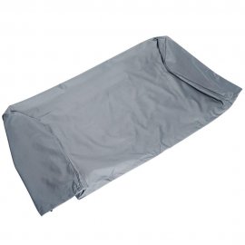 Husa de protectie pentru banca de exterior cu 2 locuri VonHaus 2522022, impermeabila, anti-vant, captuseala din PVC, gri