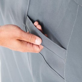Husa de protectie pentru banca de exterior cu 2 locuri VonHaus 2522022, impermeabila, anti-vant, captuseala din PVC, gri