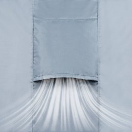 Husa de protectie pentru gratarul de gradina VonHaus 2522029.1, impermeabila, anti-vant, din material Oxford 420D, 124x67cm, gri ardezie