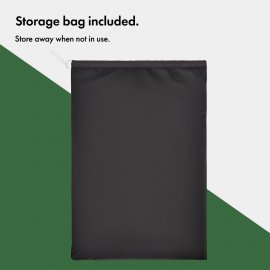 Husa de protectie pentru mobilierul exterior VonHaus 2500999, impermeabila, anti-vant, din PVC, 85x200x250cm