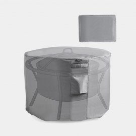 Husa de protectie pentru semineul exterior, rotunda, VonHaus 2500120.1, tesatura Oxford 420D, captuseala PVC, impermeabila, 60x80cm