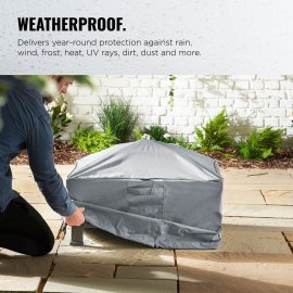 Husa de protectie pentru semineul exterior VonHaus 2500119, tesatura Oxford 420D, captuseala PVC, impermeabila, 50x78x78cm