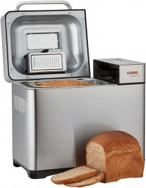 Masina de facut paine Cooks Professional G3271, Inox, Dispenser Seminte, 19 Functii, Capaitate 1 Kg