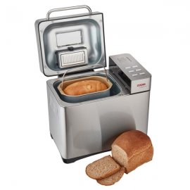 Masina de facut paine Cooks Professional G3271, Inox, Dispenser Seminte, 19 Functii, Capaitate 1 Kg