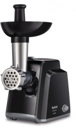 Masina de tocat carne Tefal Classic NE105838, 1400 W, 1.7 kg/min, Functie Reverse, 2 Site de tocat, Cutit cu functie de maruntire, Accesoriu pentru carnati, Negru 