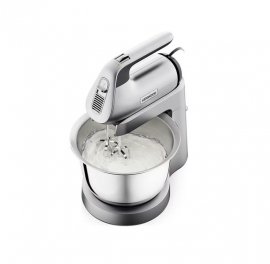 Mixer cu bol Kenwood Chefette HMP54.000SI, 3.5l, 650W, viteza variabila, argintiu