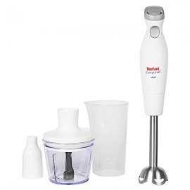 Mixer vertical Tefal HB4531 Easychef 3 in 1, 450 W, 2 viteze, tocator, vas gradat, tel, Alb
