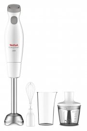 Mixer vertical Tefal HB4531 Easychef 3 in 1, 450 W, 2 viteze, tocator, vas gradat, tel, Alb