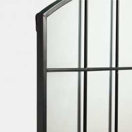 Oglinda decorativa pentru exterior VonHaus 2500374, cadru din fier forjat, 76x91x2.5 cm