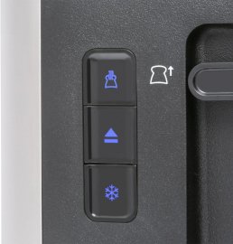 Prajitor de paine din otel inoxidabil, Russell Hobbs N27390, 2 felii, putere 900W, tava de firimituri detasabila, 7 nivele de prajire