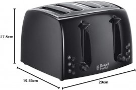 Prajitor de paine Russell Hobbs 21651, 4 felii, 1500 W, Functie dezghetare