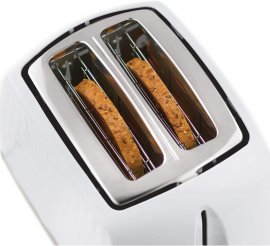 Prajitor de paine Russell Hobbs 26060, 2 Felii, Putere 850 W, Functie dezghetare, Culoare Alb, Indicator Luminos