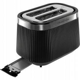 Prajitor de paine Russell Hobbs 26760, 2 Felii, Putere 980 W, Functie dezghetare, Culoare Negru, Indicator Luminos