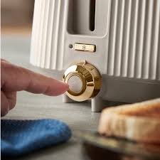 Prajitor de paine Russell Hobbs 26771, 4 Felii, Putere 1800 W, Functie dezghetare, Design piatra, Indicator Luminos