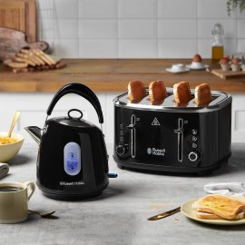 Prajitor de paine Russell Hobbs Stylevia 26292, 4 felii, 1670W, Functie dezghetare