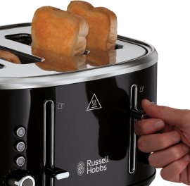 Prajitor de paine Russell Hobbs Stylevia 26292, 4 felii, 1670W, Functie dezghetare