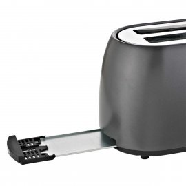 Prajitor Paine HAEGER Future Plus Digital Toaster, Timer, Display, Control Electronic, 4 Felii / 2 Fante Lungi, 1400W, Material Inox, Functie Dezghetare, Design si Calitate Premium, TO-14D.013A
