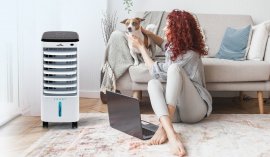 Racitor de aer portabil ETA Frost 2568, 65 W, 3.5 L, temporizator, telecomanda, pt camere de pana la 20mp