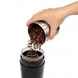 Rasnita cafea DELONGHI KG200, Capacitate 90g, Putere 170W, negru
