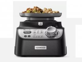 Robot de bucatarie MultiPro Express Kenwood FDM72.990.BK, putere 1000W, 8 accesorii de procesare, viteza variabila si pulsatila, cantar digital integrat, capacitate 3L/ 1.5L