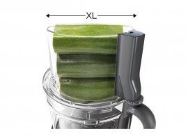 Robot de bucatarie MultiPro Express Kenwood FDM72.990.BK, putere 1000W, 8 accesorii de procesare, viteza variabila si pulsatila, cantar digital integrat, capacitate 3L/ 1.5L