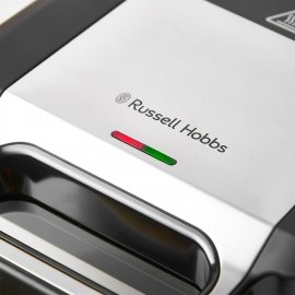 Sandwich-maker Russell Hobbs Creation 3 in 1 26810-56, 750 W, 3 Placi detasabile, Grill, Gofre, Sandwich-uri, Inox/Negru