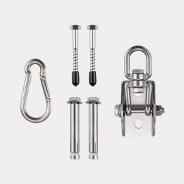 Hamac Tip Scaun / Leagan de Agatat pentru Gradina VonHaus 2500988, din bumbac, perna captusita sezut si spatar, greutate maxima 110 kg, cu imprimeu
