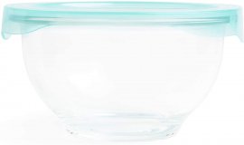 Set 3 caserole din sticla VonShef 1000285, cu capac, rezistente pana la 350 grade C, Capace etanse fara BPA