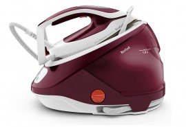 Statie de calcat cu boiler de inalta presiune Tefal Pro Express Protect GV9220E0, 2600W, presiune 7.5 bar, functie Auto OFF, capacitate rezervor 1.8L, alb&rosu