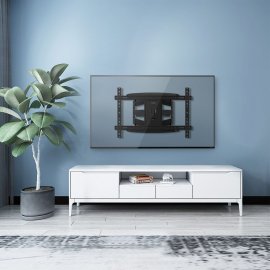 Suport inclinat TV, cu pivot VonHaus 3000296, diagonala 37-70 inch, capacitate maxima 45 kg, cu HDMI, kit de suruburi incluse