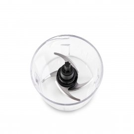 Tocator Electric Carne, Legume, Nuci, Verdeturi HAEGER Mini Chopper Master, Putere Mare de 500W, Capacitate 500ml, 2 Viteze, Maruntire Rapida, 4 Lame din Otel Inox, Alb CH-50W.008A